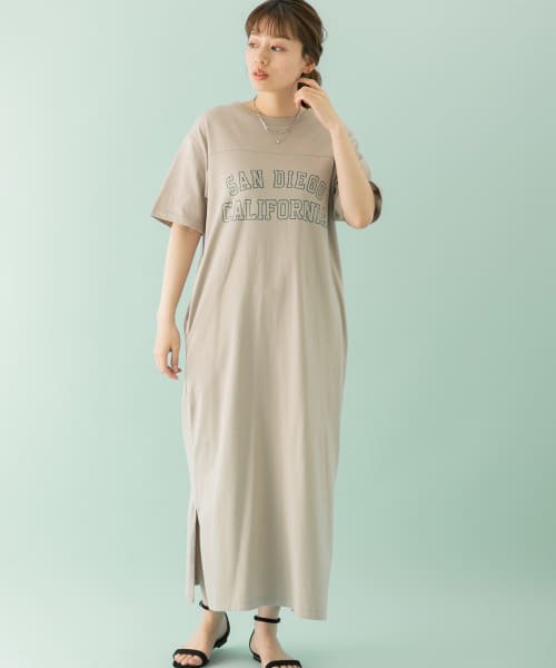 セール 別注 Champion Sonny Label Usaコットンロゴプリントワンピース アーバンリサーチサニーレーベル Urban Research Sonny Label D Fashion