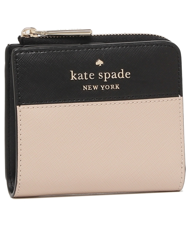 Kate Spade レディース ピンクゴールドブラック  二つ折り財布