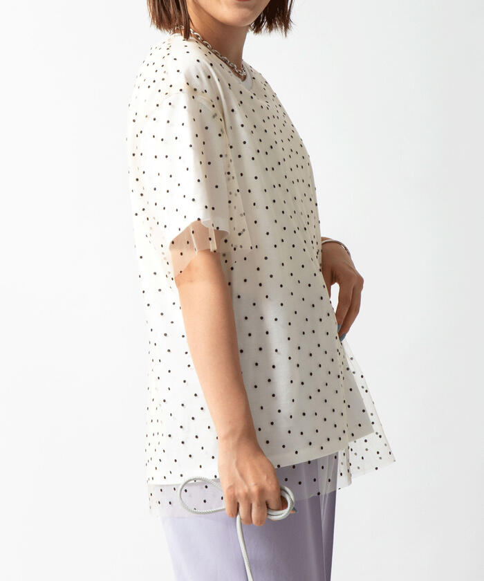 新品✨タグ付き　人気！ NOBLE ノーブル　チュールノースリーブ　黒　F NOBLE（ノーブル）のファッション通販 - ZOZOTOWN（カラー