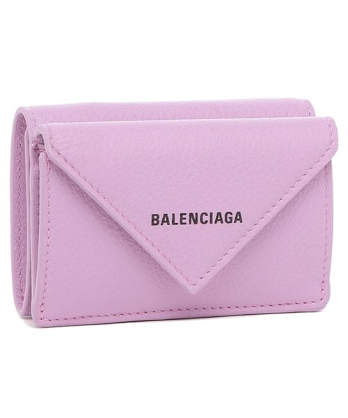 バレンシアガ 三つ折り財布 ペーパー ピンク メンズ レディース Balenciaga 18d3n 5360 バレンシアガ Balenciaga D Fashion