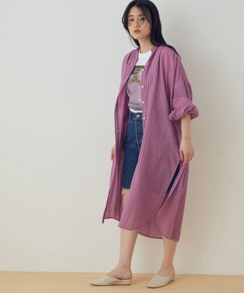 セール Khadi カディ インドコットンシャツワンピース アダム エ ロペ Adam Et Rope D Fashion