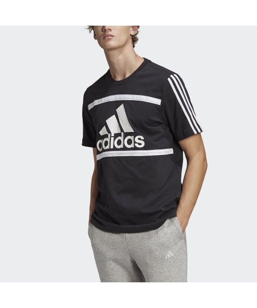 エッセンシャルズ ロゴ カラーブロック Tシャツ Essentials Logo Colorblock Tee アディダス Adidas D Fashion エッセンシャルズ ロゴ カラーブロック Tシャツ Essentials Logo Colorblock Tee アディダス Adidas D Fashion