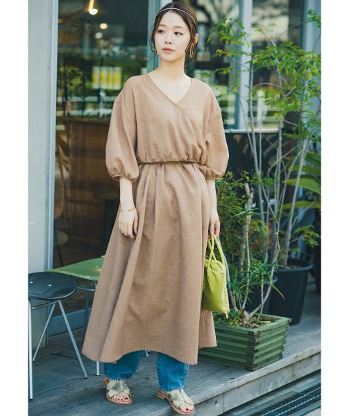 セール45 Off これさえあれば無敵 カシュクールが大人の女っぽを叶えます 前後着られるカシュクールワンピース By Que Made Me ハコ Haco D Fashion