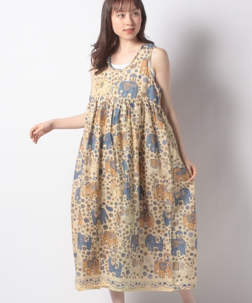 セール50 Off C Fortpoint ふんわりインド綿100 マキシ丈ノースリーブ ワンピース ジーンズメイト Jeans Mate D Fashion セール50 Off C Fortpoint ふんわりインド綿100 マキシ丈ノースリーブ ワンピース ジーンズメイト Jeans Mate D Fashion