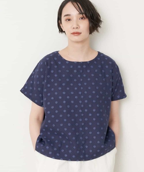 洗える ドビードットブラウス ジャンニ ロ ジュディチェ Gianni Lo Giudice D Fashion