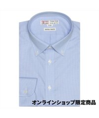 TOKYO SHIRTS/【国産しゃれシャツ】形態安定 ショートボタンダウン 綿100% 長袖ワイシャツ/503974341