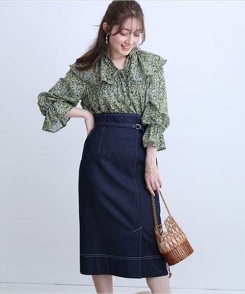 ラップ風タイトスカート アプワイザー リッシェ Apuweiser Riche D Fashion