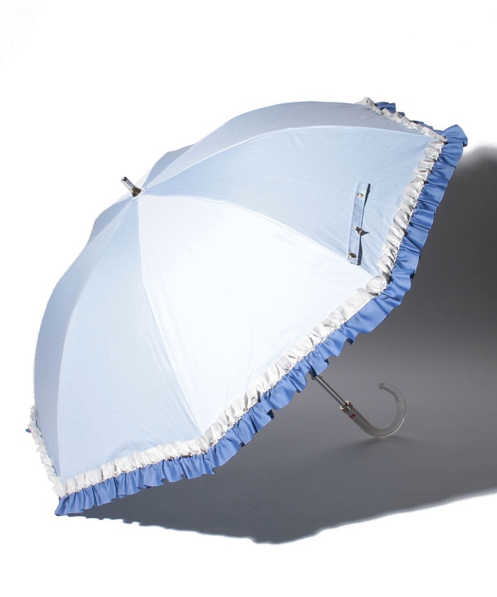 LANVIN en Bleu（ランバン オン ブルー）晴雨兼用日傘 グログラン 