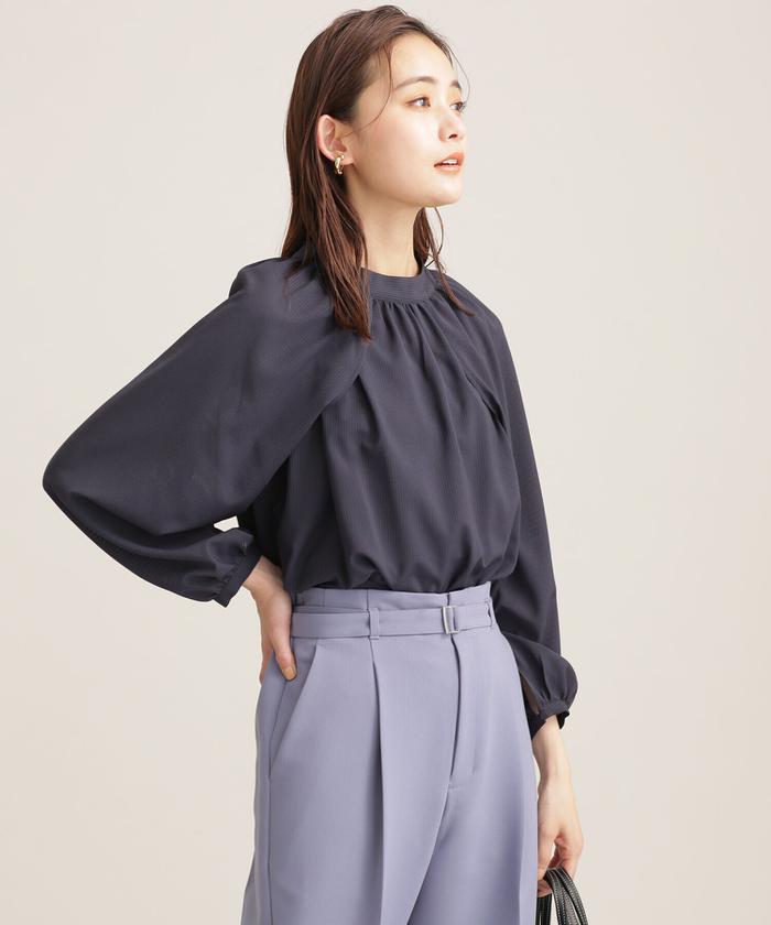 クーポン】【セール 50%OFF】レイヤード風シアーストライプ
