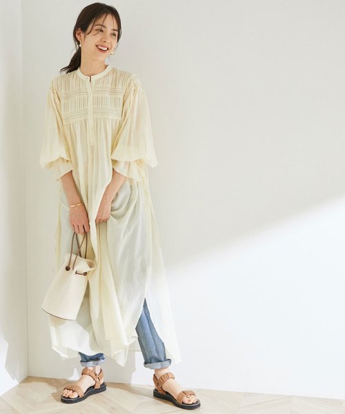 セール 40 Off ペチコート付き ピンタックコットンボイルワンピース ロペ Rope D Fashion セール 40 Off ペチコート付き ピンタックコットンボイルワンピース ロペ Rope D Fashion