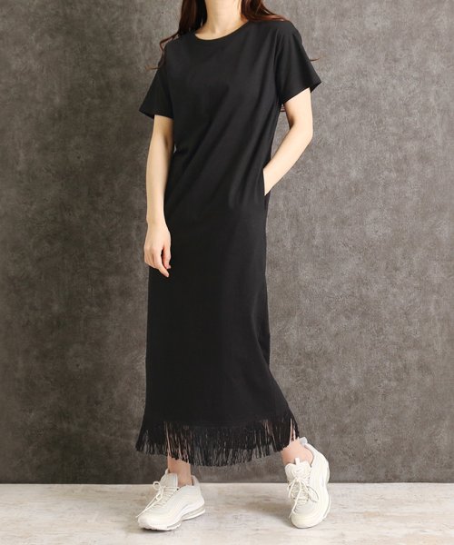 セール68 Off フリンジtシャツ ワンピース マーサ Martha D Fashion
