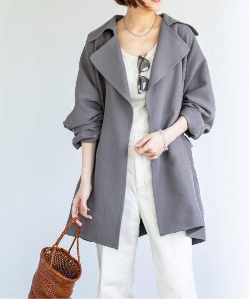 セール 50 Off 追加 アセテートコットンショートコート イエナ Iena D Fashion