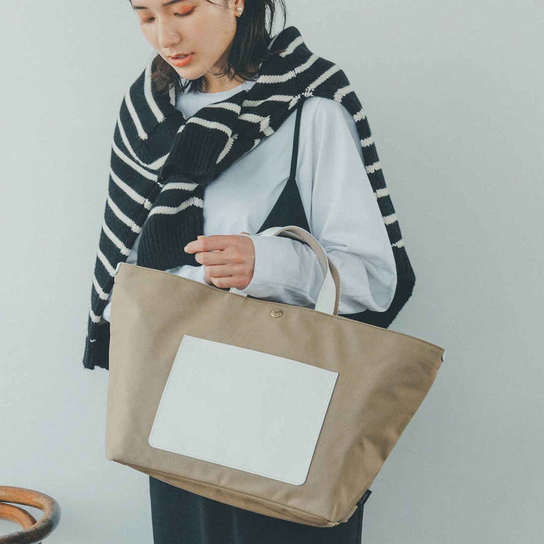 美品 ブレストプカピ CALM カーム A4 トートバッグ バッグ 大容量 定番 トプカピ TOPKAPI CALM A4 トートバッグ （トープ