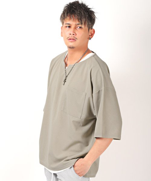 セール 梨地キーネックtシャツ タンクトップアンサンブル Tシャツ タンクトップ メンズ 半袖 アンサンブル 2点セット 重ね着 春夏 ラグスタイル Luxstyle D Fashion セール 梨地キーネックtシャツ タンクトップアンサンブル Tシャツ タンクトップ メンズ 半袖 アンサンブル 2点セット 重ね着 春夏 ラグスタイル Luxstyle D Fashion