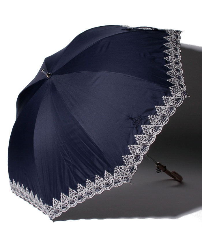 パーティを彩るご馳走や LANVIN COLLECTION（ランバンコレクション）晴雨兼用日傘 裾刺繍 小物
