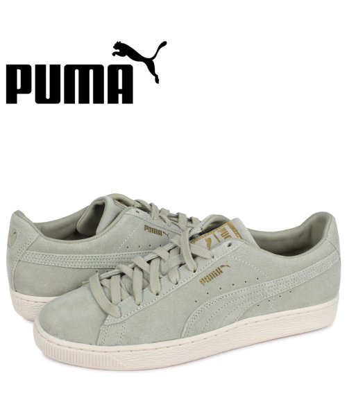 プーマ Puma スウェード モノ クラシック スニーカー メンズ スエード Suede Mono Classic カーキ 02 プーマ Puma D Fashion プーマ Puma スウェード モノ クラシック スニーカー メンズ スエード Suede Mono Classic カーキ 02 プーマ Puma D Fashion