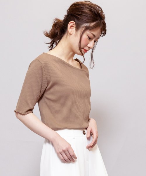 ワンショル ニット ボリューム袖 5分袖 Tシャツ b セット ジレ レディース 通販 ワンショル ニット ボリューム袖 5分袖 Tシャツ セット ジレ レディース