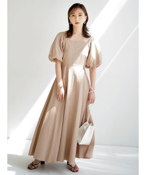 パフスリーブワンピース フレイ アイディー Fray I D D Fashion パフスリーブワンピース フレイ アイディー Fray I D D Fashion
