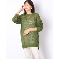 STYLEBLOCK/スタイルブロック STYLEBLOCK 綿タッチニットフィッシュネットプルオーバー/503976556