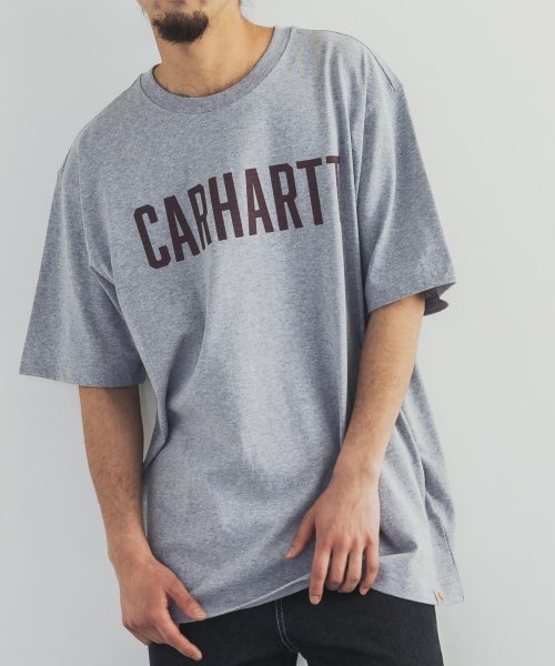 Carhartt カーハート Tシャツ 半袖 メンズ ストリート カジュアル スケーター ワーク オーバーサイズ ビッグシルエット ルーズフィット ヘビーウェイ ロッキーモンロー Rocky Monroe D Fashion