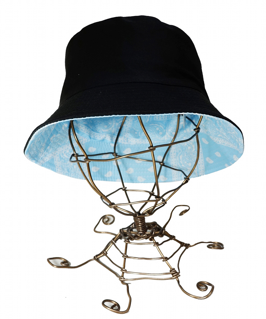 キーズ KEYS 帽子 バケットハット ハット HAT ペイズリー 無地