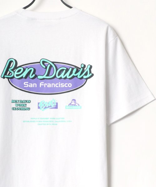 クーポン Lazar Ben Davis ベンデイビス バックプリント イラスト オーバルロゴ Tシャツ ラザル Lazar D Fashion クーポン Lazar Ben Davis ベンデイビス バックプリント イラスト オーバルロゴ Tシャツ ラザル Lazar D Fashion