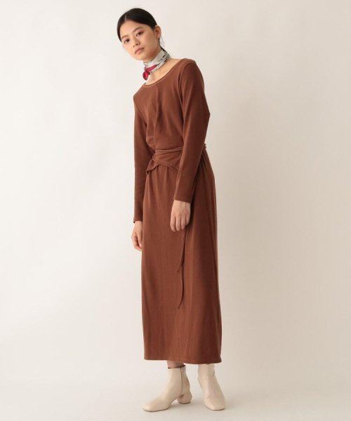 セール レイヤード風ロングワンピース オゾック Ozoc D Fashion