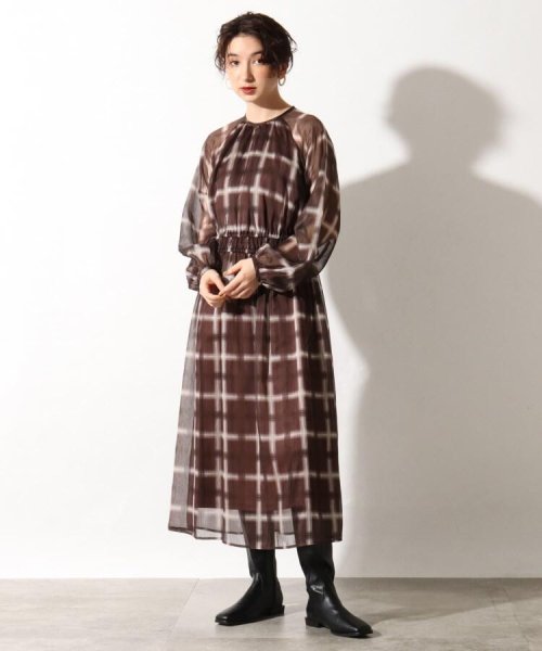セール 洗える チェックギャザーワンピース オゾック Ozoc D Fashion セール 洗える チェックギャザーワンピース オゾック Ozoc D Fashion