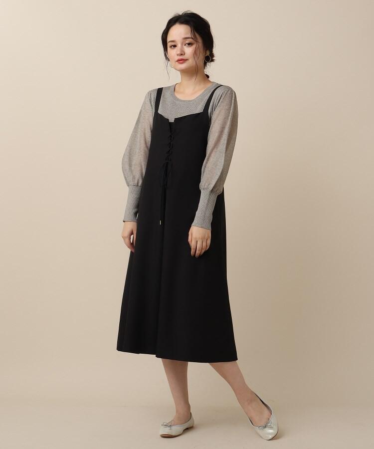 セール 50%OFF】◇【手洗い可】ビスチェ風レースアップキャミ
