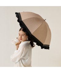 Refume/ 日傘 完全遮光 長傘 遮光率100% 軽量 遮光 晴雨兼用 UVカット Refume レフューム レディース 雨傘 傘 遮熱 雨具 無地 紫外線対策 切替 フ/503997393