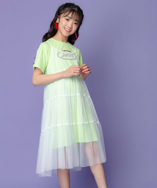 セール チュールキャミワンピ付ワンピース シスタージェニィ Sister Jenni D Fashion