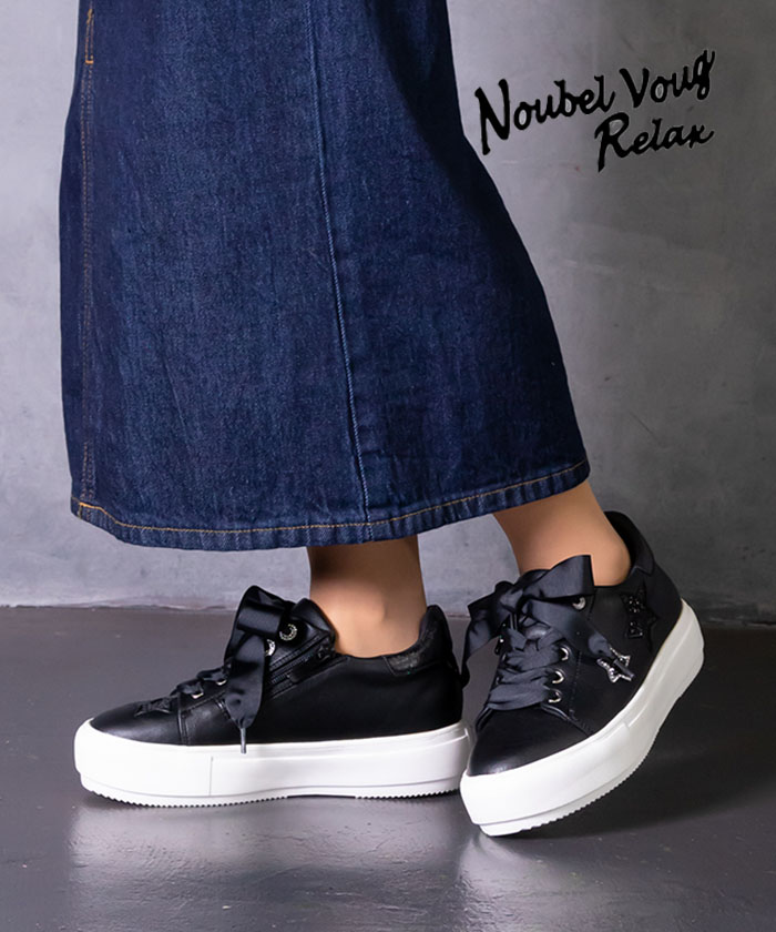 ヌーベル ヴォーグ リラックス アシメトリー ワッペン ビジュー モカシン ヌーベル ヴォーグ リラックス Noubel Voug Relax