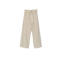 Rvate/ワイドパンツ ワイドパンツ 無地 リネン風 ロングパンツ ボトムス パンツ リネンタッチ ウエストゴム トレンド レディース通販/503948747