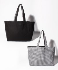 STYLEBLOCK/スタイルブロック STYLEBLOCK ギンガムチェック×無地リバーシブルビッグトートバッグ/503981328