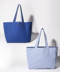 STYLEBLOCK/スタイルブロック STYLEBLOCK ギンガムチェック×無地リバーシブルビッグトートバッグ/503981328
