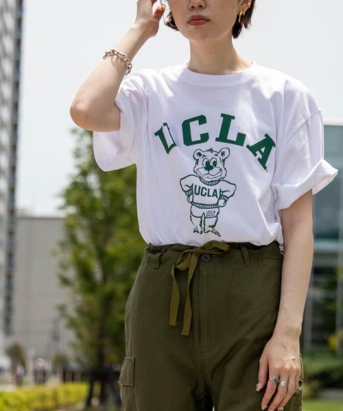 セール Tvドラマ着用 Yale Ucla 別注 カレッジロゴ ビッグシルエット Tシャツ ノーリーズグッドマン Nolley S Goodman D Fashion