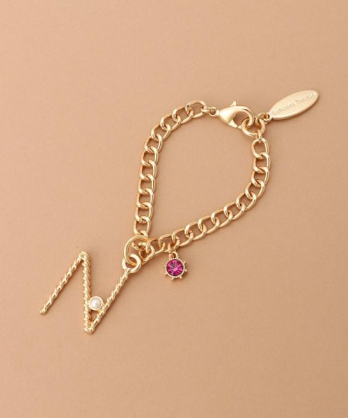 シンプルイニシャルバッグチャーム N サマンサタバサ Samantha Thavasa D Fashion