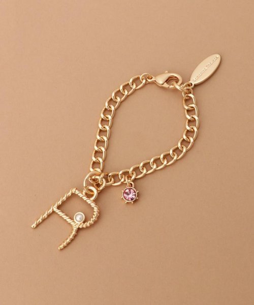 シンプルイニシャルバッグチャーム R サマンサタバサ Samantha Thavasa D Fashion