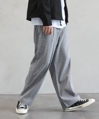 THE CASUAL/カジュアル THE CASUAL TRストレッチテーパードスラックス ワイドパンツ/500815142