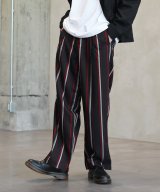 その他系5(ワイドパンツ-マルチストライプ)