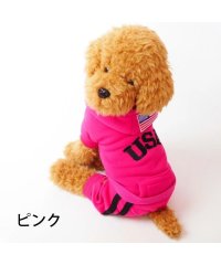 HAPPY DOG!!/犬 服 犬服 USA 犬の服 つなぎ ロンパース オーバーオール 前ボタン ドッグウェア パーカー トレーナー スウェット 衣装  【春 夏 春夏 毛抜け防止 /504009212