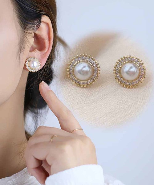 セール ピアス パール スタッドピアス パールピアス 直結ピアス シンプル かわいい 結婚式 おしゃれ オフィス 人気アクセサリー ショッピングゴー Shoppinggo D Fashion