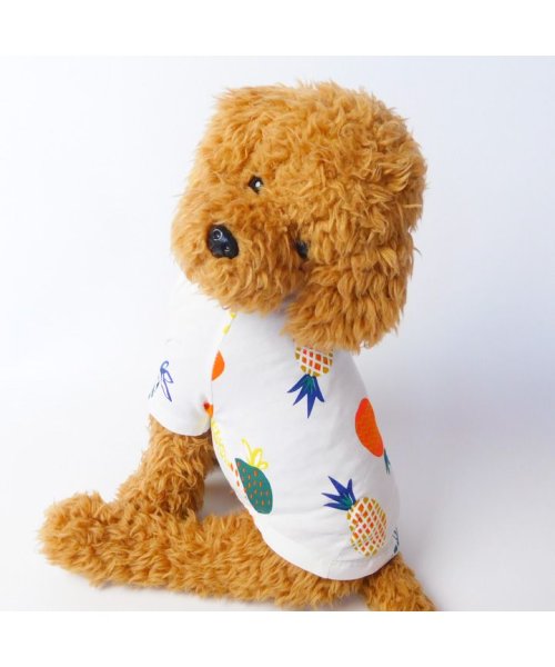 セール 犬 服 犬服 ドッグウェア フルーツ柄 Tシャツ アロハ 春 夏 春夏 毛抜け防止 毛落ち防止 おしゃれ 可愛い 女の子 男の子 トイプードル チワワ 洋服 はっぴーdog Happy Dog D Fashion