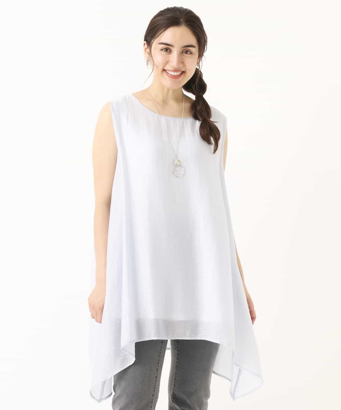 セール 50%OFF】【大きいサイズ】イレヘムチュニック