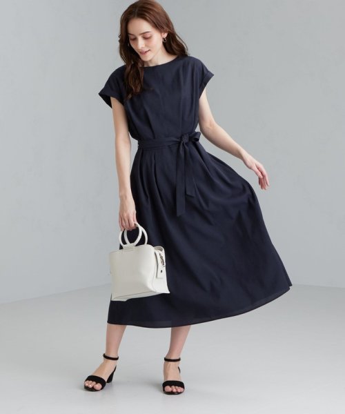クーポン D P ブロード フィット フレア ワンピース グリーンレーベルリラクシング Green Label Relaxing D Fashion