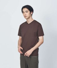 ABAHOUSE/【展開店舗限定】シルケット天竺 Vネック 半袖Tシャツ/504019897