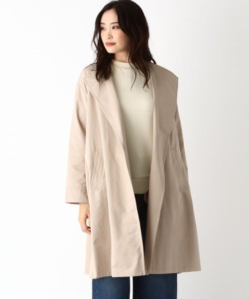セール 50 Off 撥水 オーバーサイズノーカラーコート ハッシュアッシュ Hushush D Fashion セール 50 Off 撥水 オーバーサイズノーカラーコート ハッシュアッシュ Hushush D Fashion