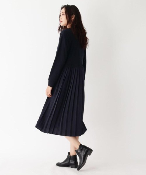 セール 手洗いok バックプリーツワンピース ハッシュアッシュ Hushush D Fashion セール 手洗いok バックプリーツワンピース ハッシュアッシュ Hushush D Fashion