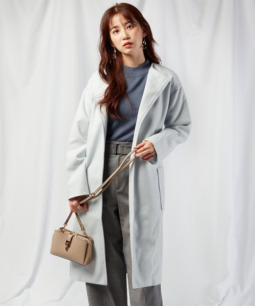 セール 50 Off ウール混ガウンコート ハッシュアッシュ Hushush D Fashion
