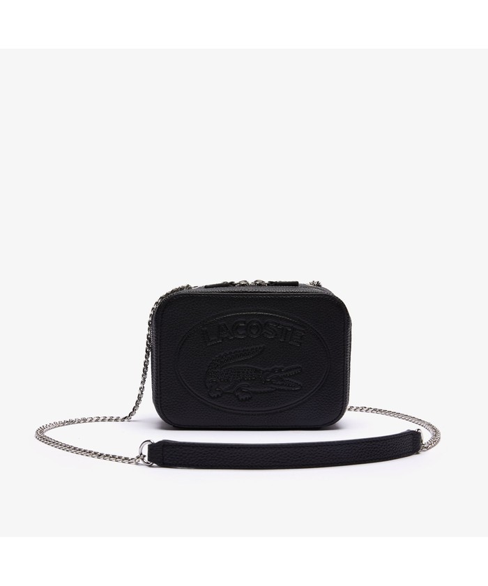 LACOSTE ラコステ チェーン ショルダーバッグ ネイビー - メルカリ